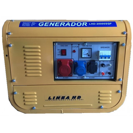 Generador Eléctrico Con Ruedas insonorizado con AVR